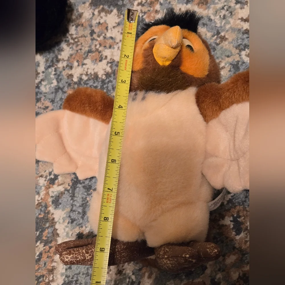 Vintage Disneyland Winnie The Pooh Owl Plush Toy